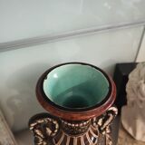 Majolica-style vase