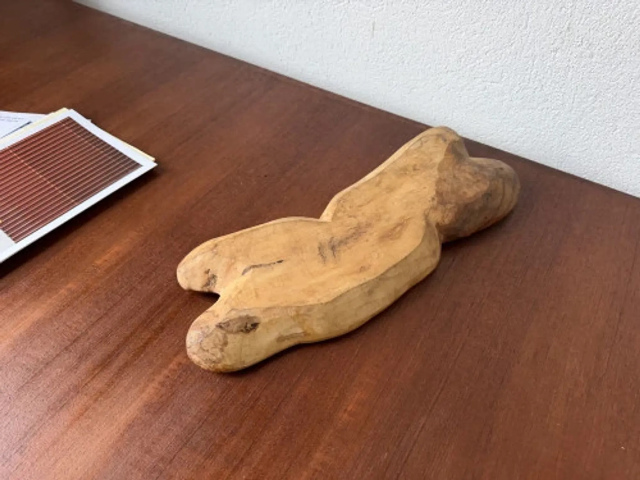 Olive wood dish, 1970s