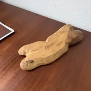 Olive wood dish, 1970s