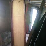Former caned wood sofa