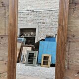 Burmese teak mirror