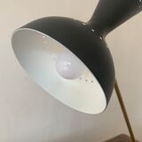 Diabolo lamp with marble counterweight