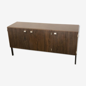 Vintage sideboard in exotic wood by Pierre Guariche edition Meurop 1960