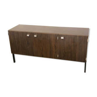 Vintage sideboard in exotic wood by Pierre Guariche edition Meurop 1960