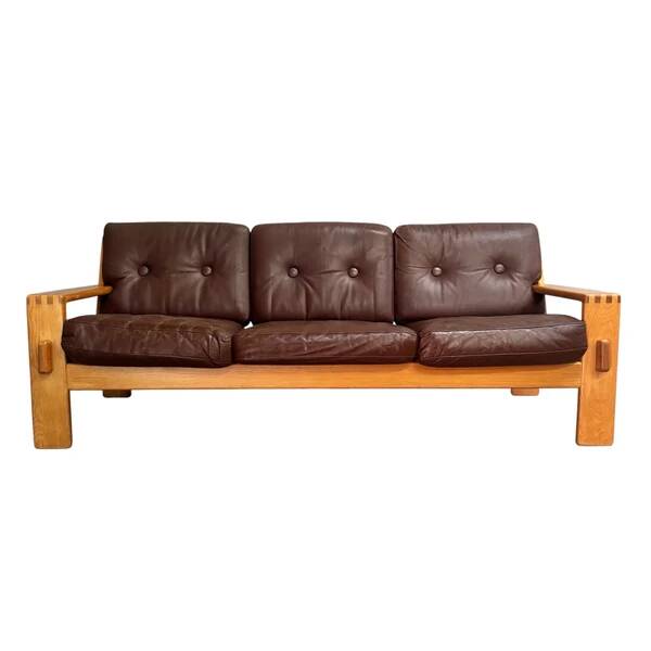 Vintage Asko Bonanza 3 seat sofa, Finland 1960s