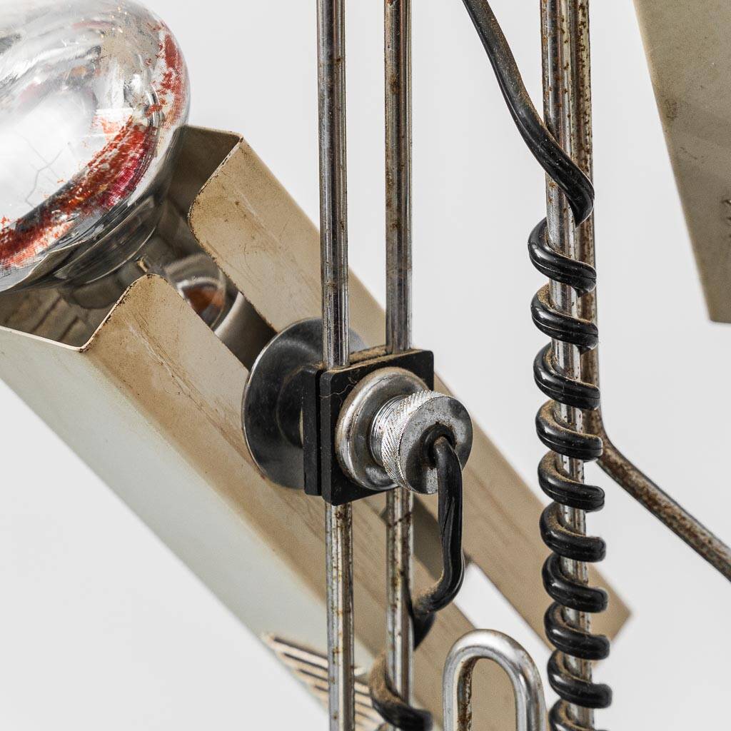 Vintage floor lamp in the style of Joe Colombo, space age design, 1970s