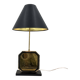 Georges Mathias brass etched table lamp, 1970s