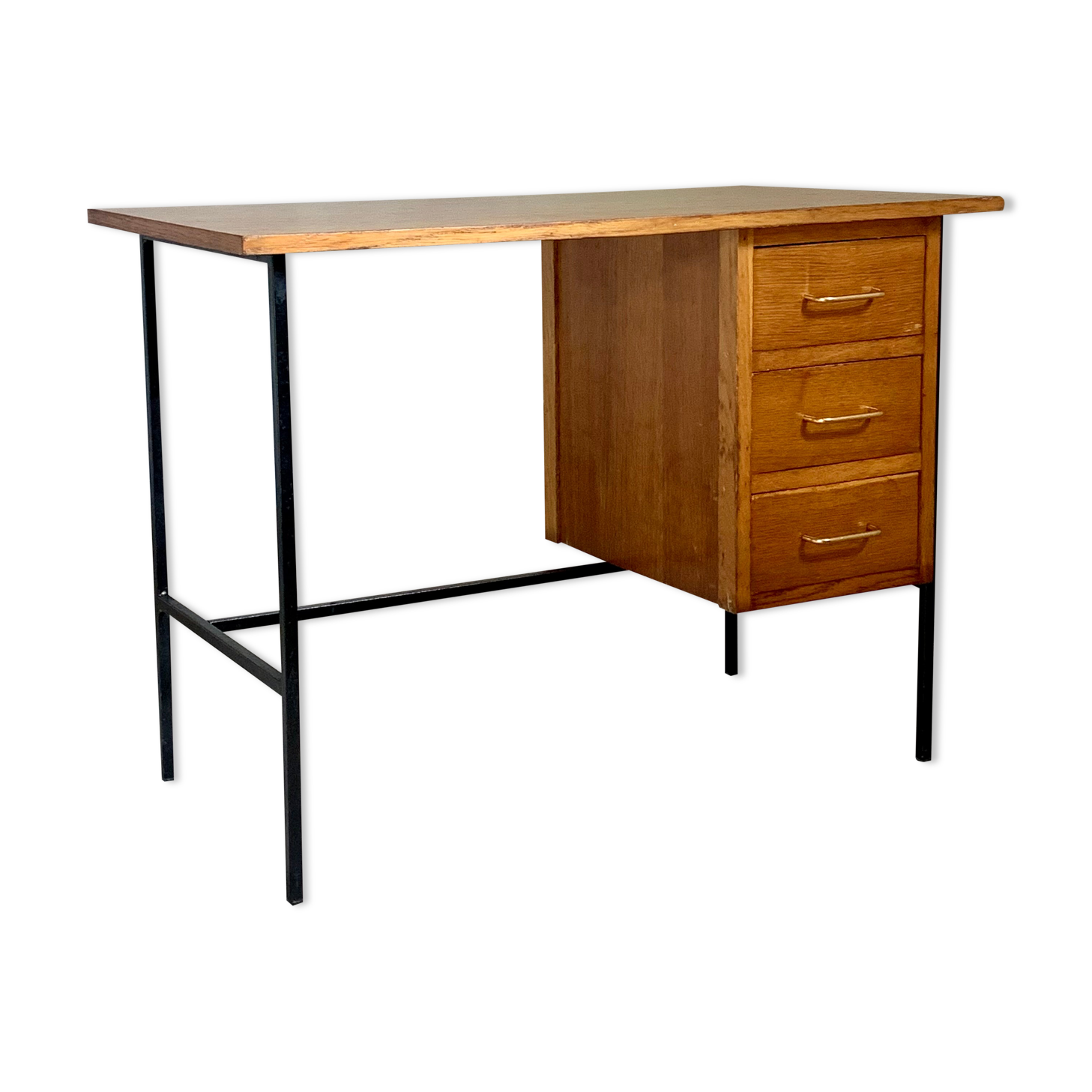 Vintage modernist oak desk