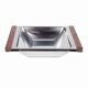 Stainless steel serving trays from the 1960s by Kalmar Designs