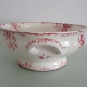 Large salad bowl, Longwy Enamels, Beauvais model - 1930s