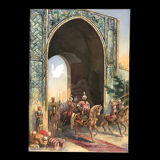 Set of three signed watercolors, early twentieth century