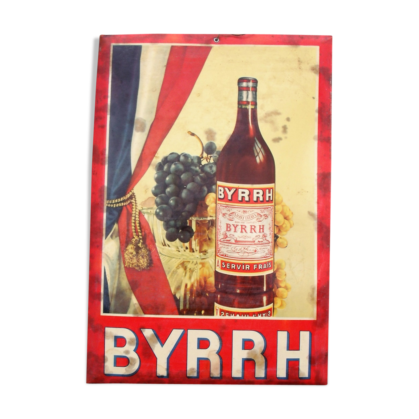 Byrrh advertising plate 50s