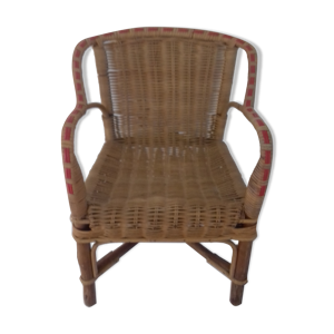 Fauteuil en rotin pour