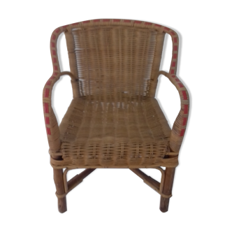 Children's rattan chair