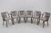 1960s Antonin Suman Set of Six Beech Dining Chairs, Restored