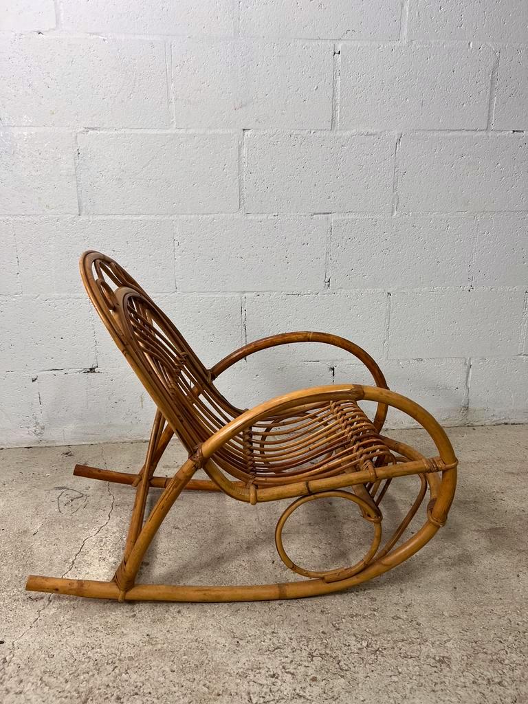 Rocking-chair enfant vintage