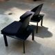 Pair of Patrice Bonneau designer chairs - Genexco Edition - 1980s