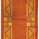 Vintage Persian gabbeh handmade carpet 71cm x 138cm 1970s, 1C470