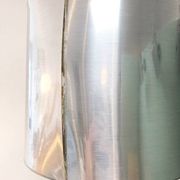Vintage lamp 70's brushed aluminium design