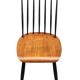 Scandinavian Fanett horseshoe chair with 7 rungs