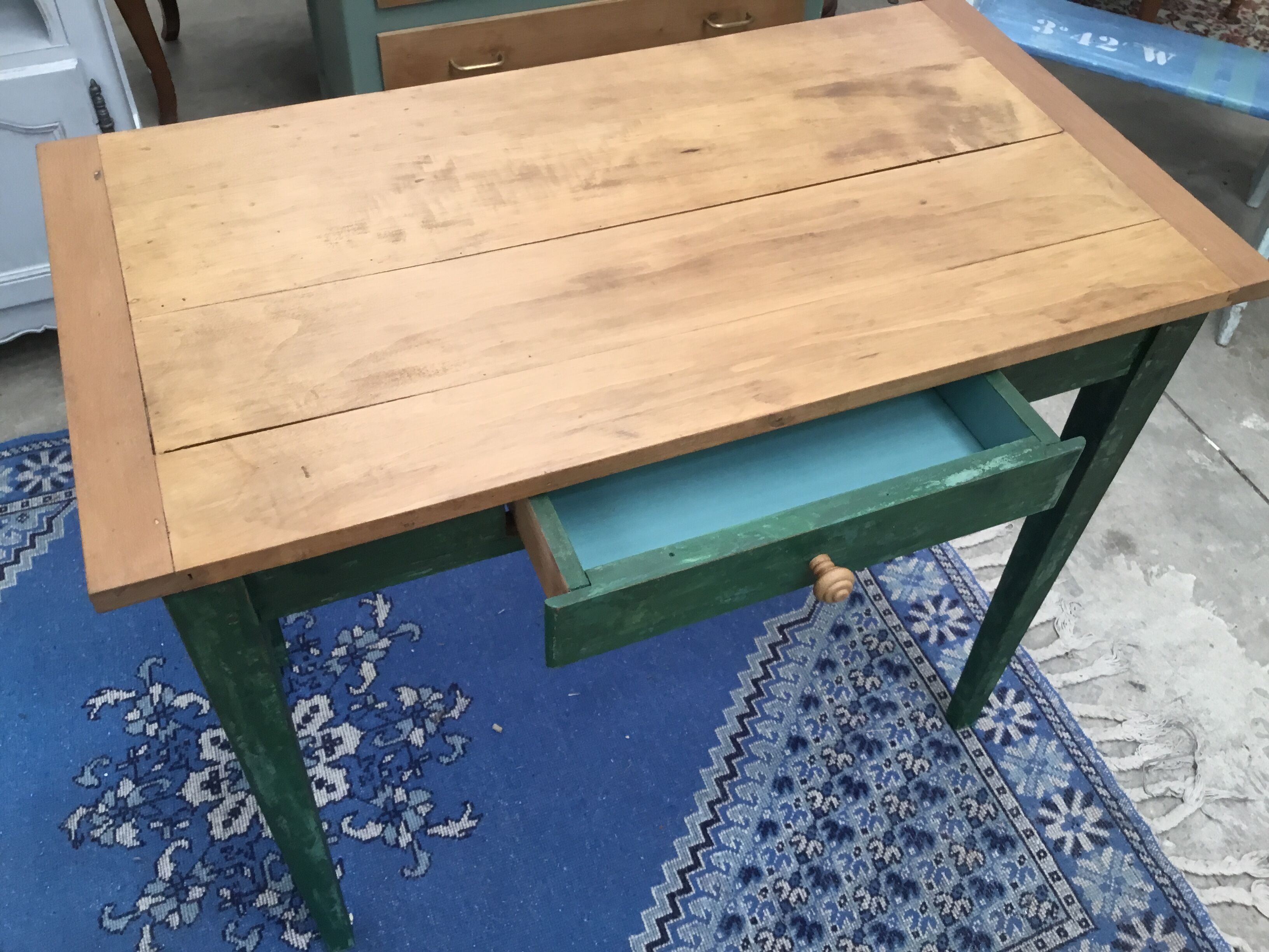 Old desk table
