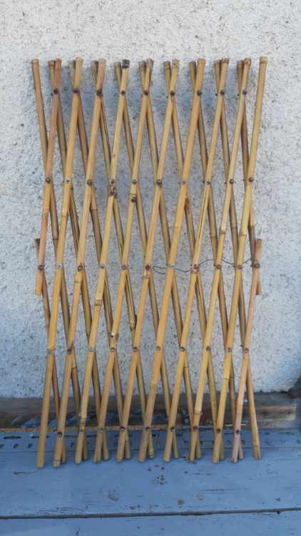Claustra trellis vintage bamboo braces