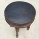 Pleyel piano stool from 1853 round leather seat