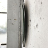 Smoked round design mirror Veca Italy