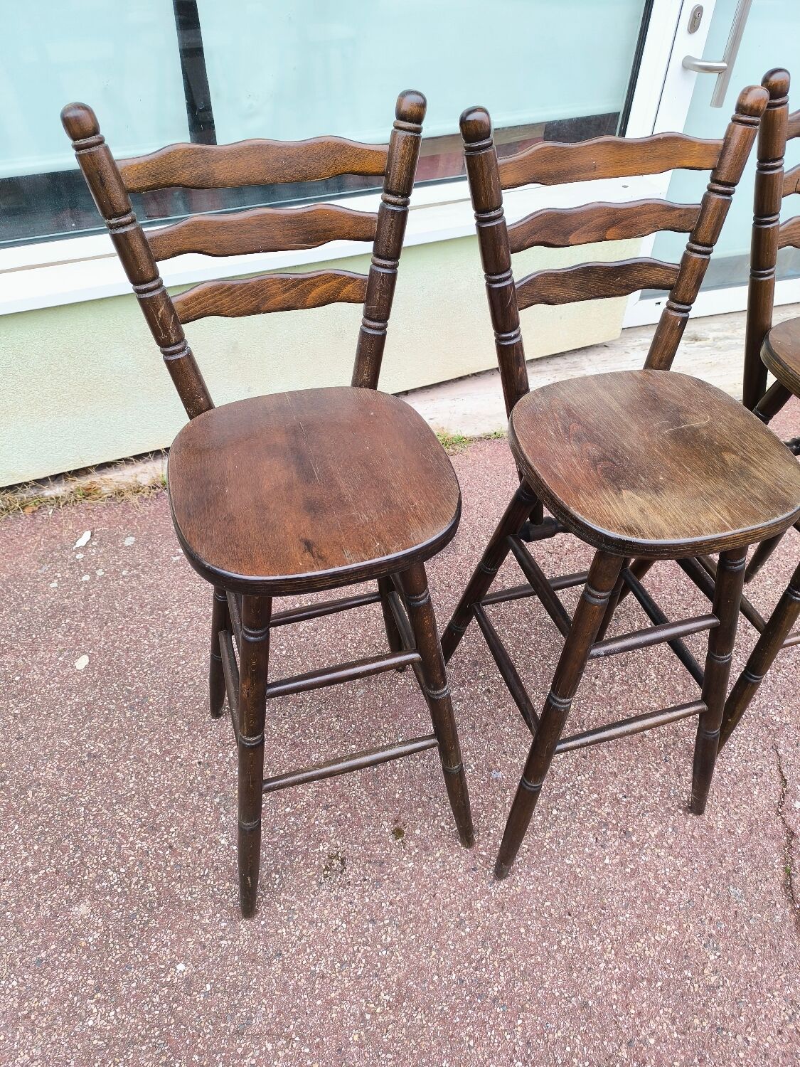 Set of 3 bistro bar stools