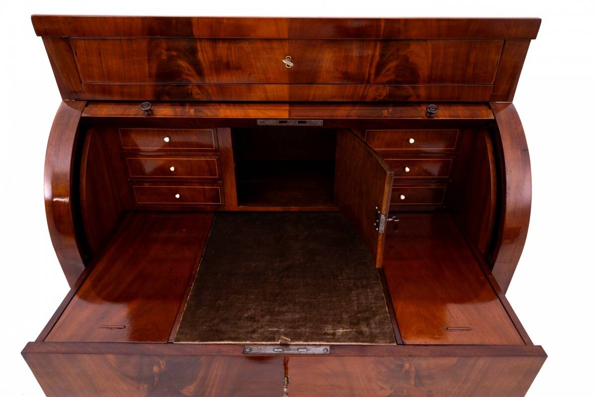 Mahogany secretary, Northern Europe, late 19th century.