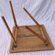 petite table pliante 65 x 65 bois/skaî