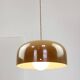 Space Age Brown Pendant Lamp from Guzzini, 1960s