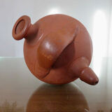 Jug, terracotta gargoulette