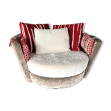 Fauteuil tournant "mynest" de marque Fama