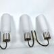 Mid-Century Modern set of three sconces in Arredoluce style. Italy 1950s