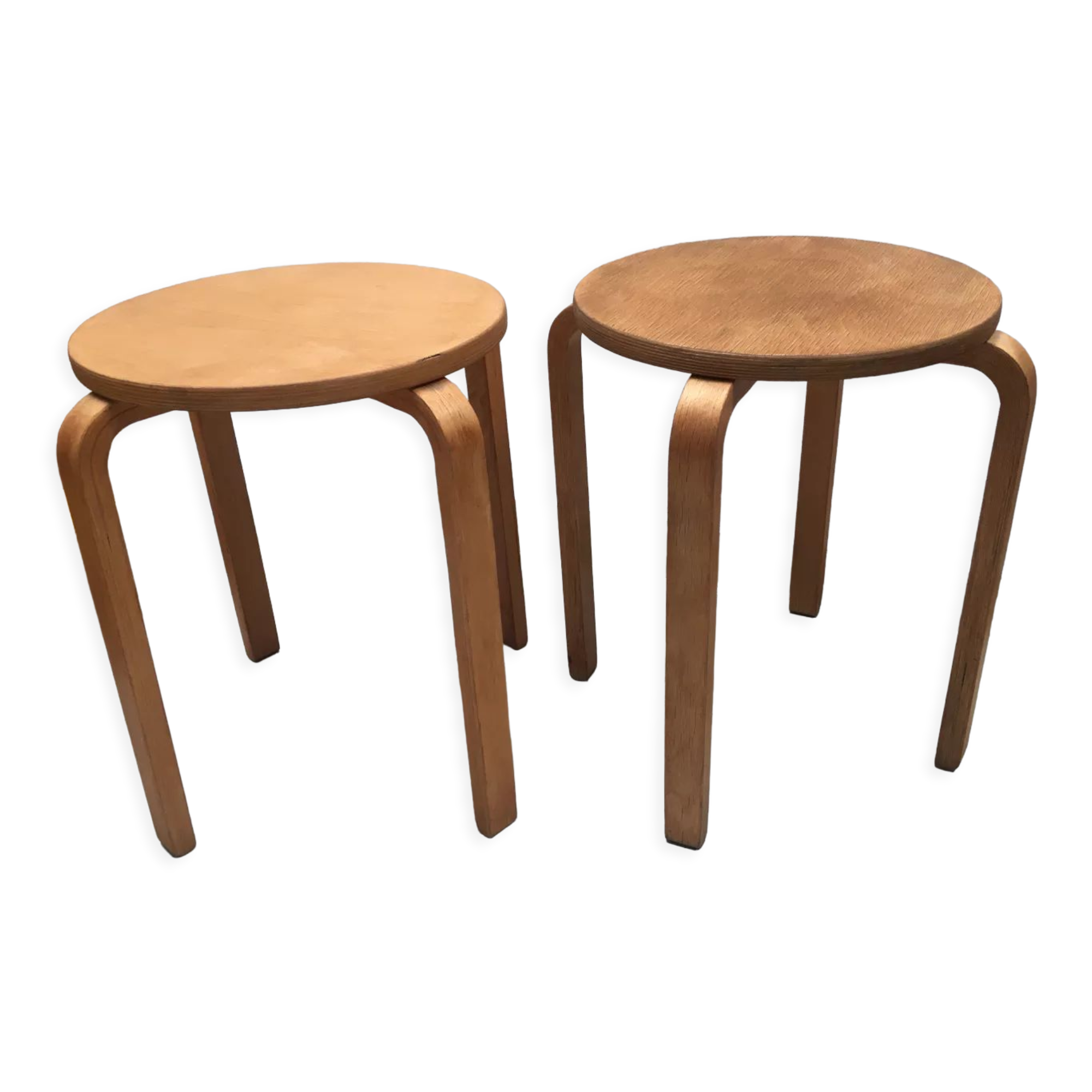 Vintage stool pairs