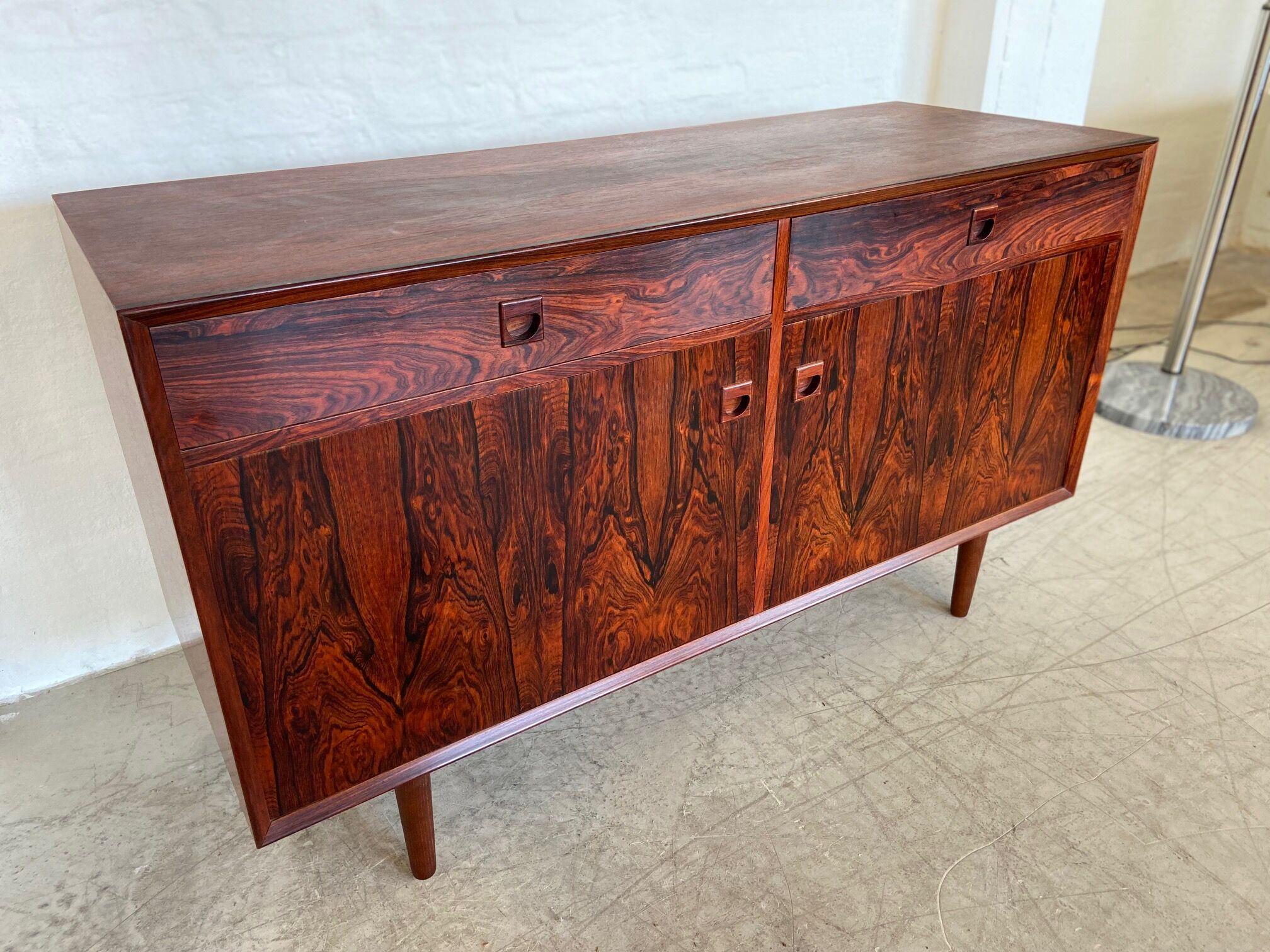 Buffet en palissandre danois vintage rétro des années 1960 par Brouers.
