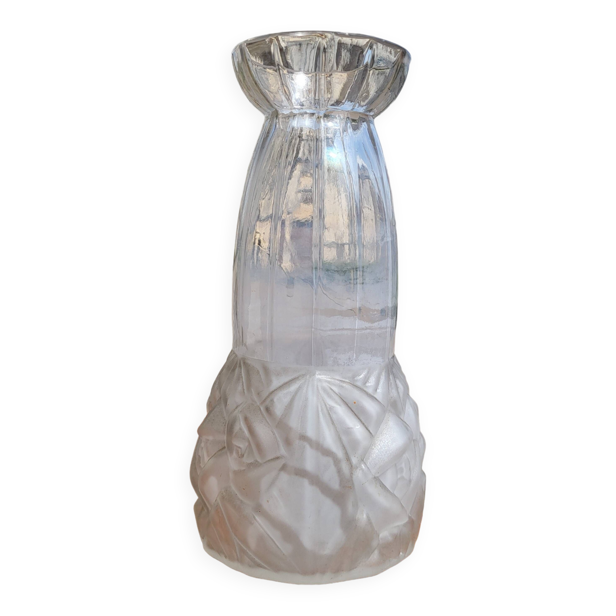 Art Deco hyacinth holder vase