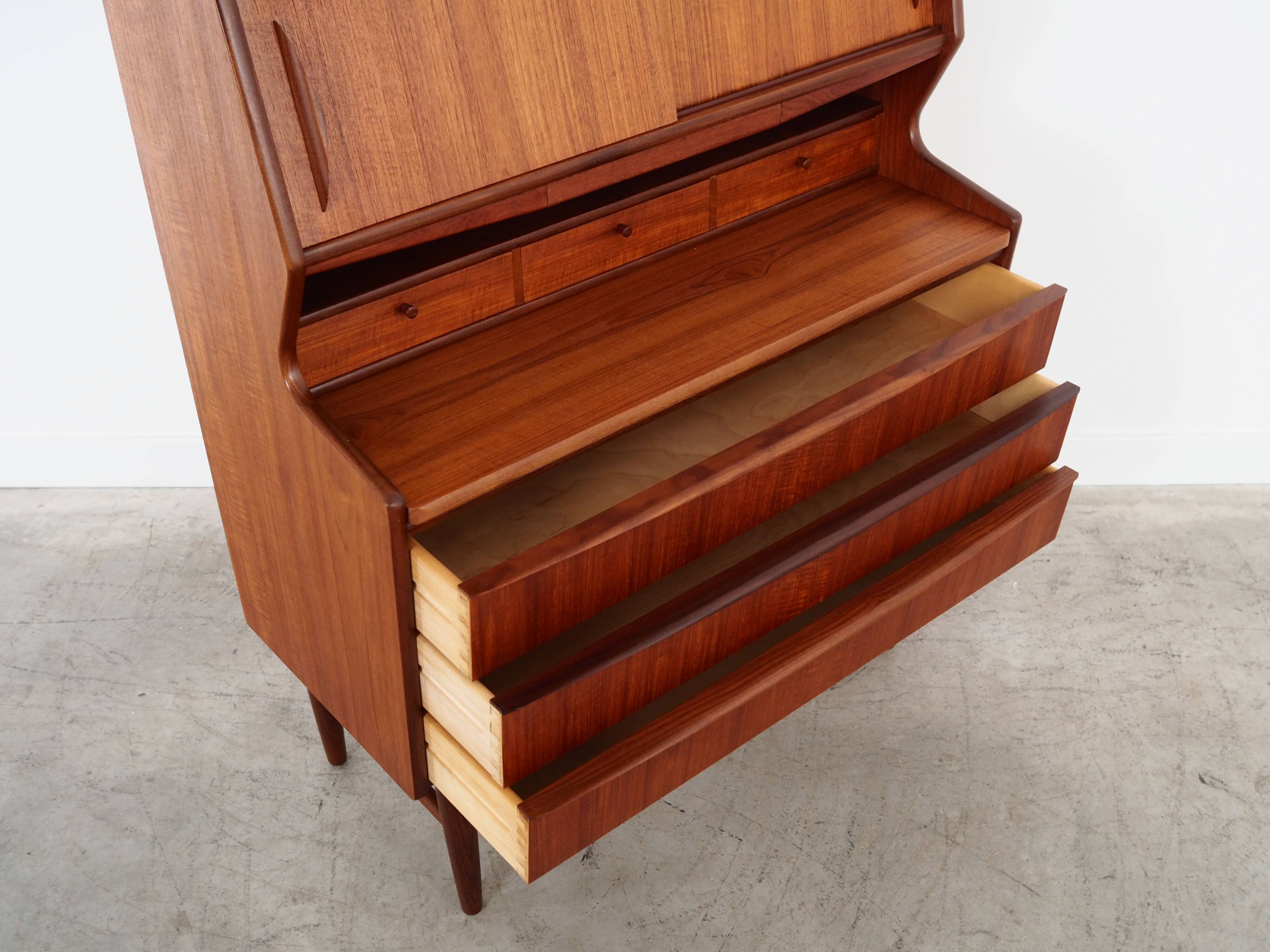 Teak secretary, Danish design, 1970s, production: Denmark