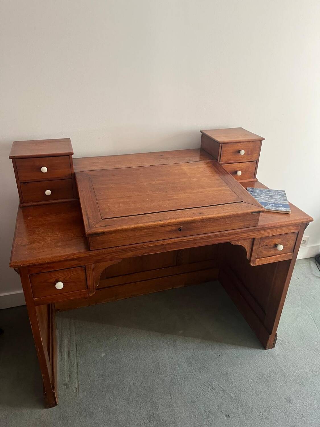 Beautiful desk of a schoolmaster from the early 20th century.