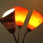 Italian Brass Three Light Floor Lamp, 1960s