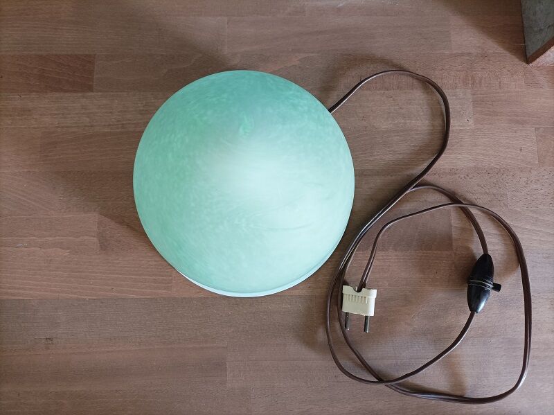 Bedside lamp living room glass variegated green