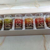 Hand painted turkish tea glasses gift idea