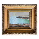Marine painting "A corner of Brittany" + frame