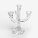Design chandelier in glass 4 burners