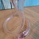 Vasse soliflore vintage en verre soufflé de murano
