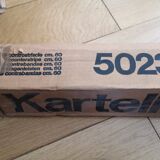 Large patère Kartell made in Italy vintage white plastic