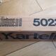 Large patère Kartell made in Italy vintage white plastic