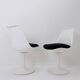 6 swivel tulip chairs by Rudi Bonzanini, 1970