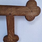 Vintage solid wood coat rack hat rack